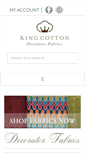 Mobile Screenshot of kingcottonfabrics.com
